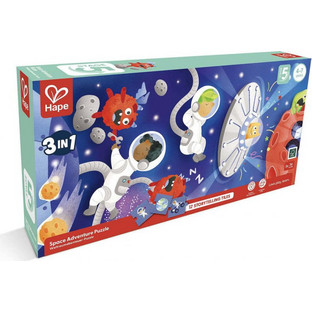 Παιδικό Puzzle Hape Space Adventure 3x36 Κομμάτια