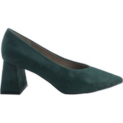 Corina Γόβες Suede με Χοντρό Ψηλό Τακούνι Κυπαρισσί M3640