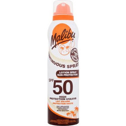 Malibu Continuous Αντηλιακό Spray Σώματος SPF50 175ml