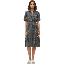 Vero Moda Midi Καλοκαιρινό Καθημερινό Φόρεμα Μαύρο 10311439