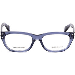 Alexander McQueen AMQ4223 BMP Σκελετός Γυαλιών Οράσεως Κοκάλινος Μπλε