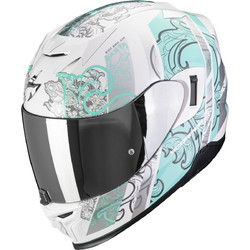 Scorpion Exo 520 Evo Air Fasta White Light Blue Κράνος Μηχανής Full Face 1700gr