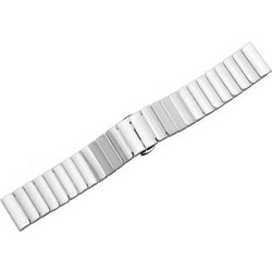 Beline Solid Λουράκι Μεταλλικό White (Universal 20mm)