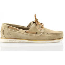 Lumberjack Navigator Ανδρικά Μοκασίνια Boat Shoes Καστόρινα Εκρού SM07804-007A04-CN003
