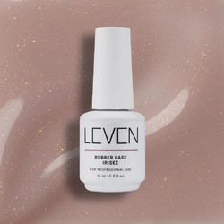 Leven Irisee Rubber Base Ημιμόνιμο Βερνίκι Νυχιών 15ml