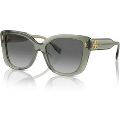 Tory Burch TY7198U 1941 Γυναικεία Γυαλιά Ηλίου Πεταλούδα Κοκάλινα Μαύρα με Πράσινο Degradee Φακό