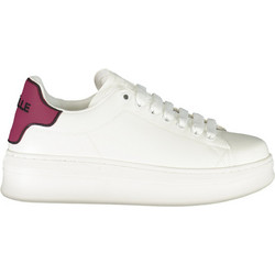 Gaelle Paris Γυναικεία Sneakers Λευκά Μπορντό GBCDP3075
