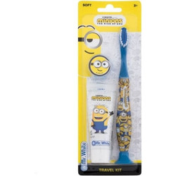 Mr.White Minions Travel Kit Οδοντόβουρτσα Μπλε + Οδοντόκρεμα 25ml