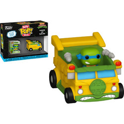 Funko Bitty Pop! Rides Teenage Mutant Ninja Turtles 05 Leonardo With Turtle Van