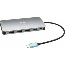I-tec USB-C Docking Station με DisplayPort / HDMI 4K PD Ethernet και Σύνδεση 3 Oθονών