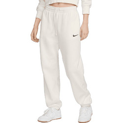 Nike Γυναικείο Παντελόνι Φόρμας Fleece με Λάστιχο Εκρού FZ5996-133