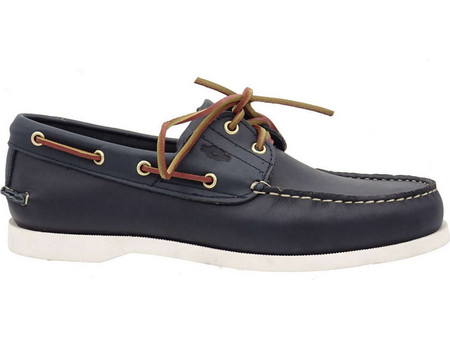 Chicago Ανδρικά Μοκασίνια Boat Shoes Δερμάτινα Navy Μπλε 820-119-5