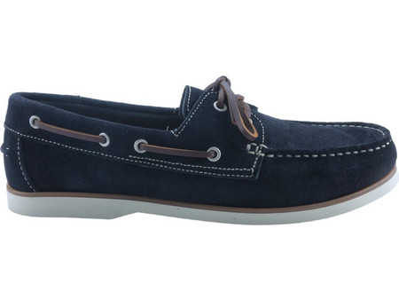 ACE Ανδρικά Μοκασίνια Boat Shoes Καστόρινα Navy Μπλε 3000C