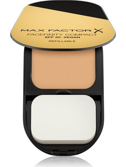Max Factor Facefinity Refillable 033 Crystal Beige Compact Make Up SPF20 10gr