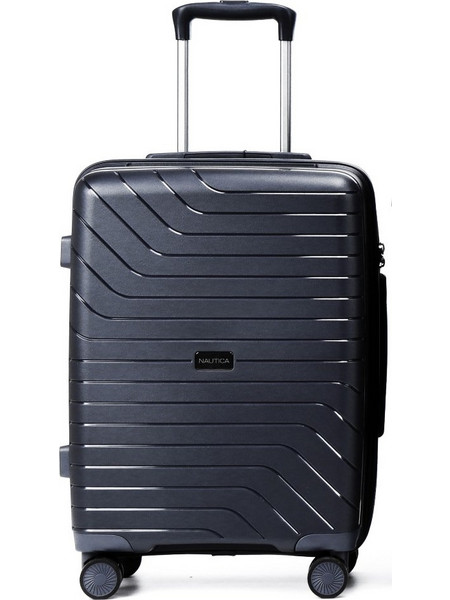 Nautica 2933 Βαλίτσα Καμπίνας 55x38x22cm με 4 Ρόδες Μαύρη