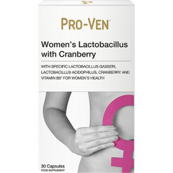 Pro-Ven Women's Lactobacillus with Cranberry Προβιοτικά 30 Κάψουλες