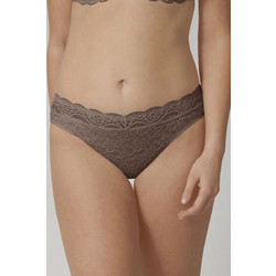 Triumph Amourette 300 Magic Ψηλόμεσο Γυναικείο Slip με Δαντέλα Σοκολατί 10158148-3090