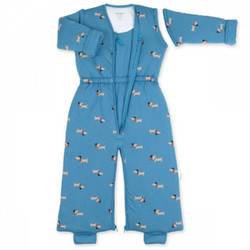 Bemini Χειμερινός Υπνόσακος με Πόδια & Αποσπώμενα Μανίκια Magic Bag Wouff Μπλε