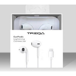 Treqa EP-8873 Handsfree Earbud Lightning White