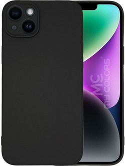 Sonique My Colors Silicone Back Cover Black (iPhone 14 Plus)