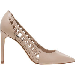 Nine West TANSY Γόβες Δερμάτινες με Τακούνι Στιλέτο Μπεζ TANSYLE-270
