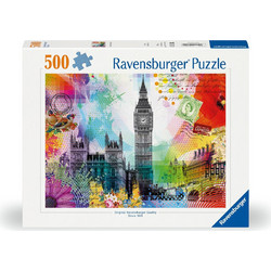 Puzzle Ravensburger London Postcard 500 Κομμάτια