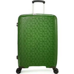 Verage Diamond 18106-M Βαλίτσα Μεσαία 69x45x28cm με 4 Ρόδες Πράσινη