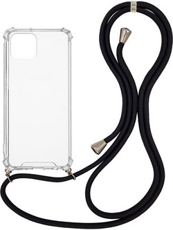 Sonique Armor Clear Back Cover Transparent / Black (iPhone 12 Pro Max)