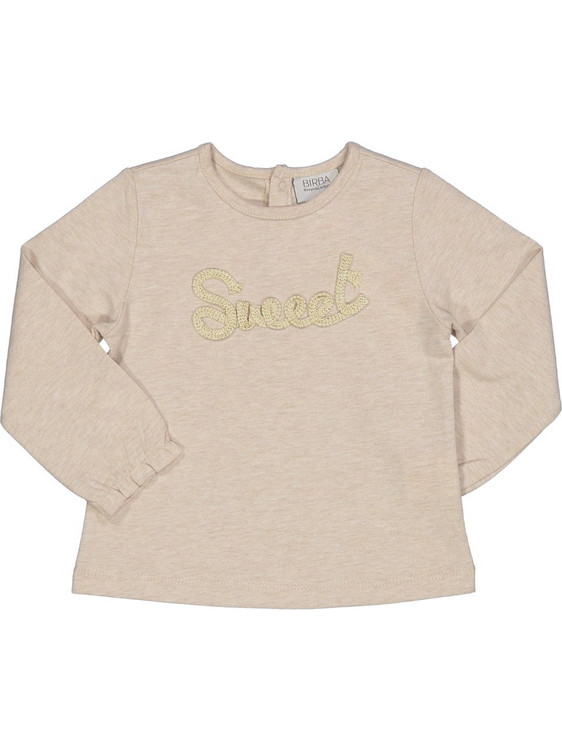 Birba Trybeyond Mauli Sweetie Παιδικό T-Shirt Μακρυμάνικο Εκρού 999-94039-00-10X