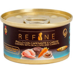 Refine Adult Sterilised with Chicken, Scallop & Carrots in Jelly 85gr
