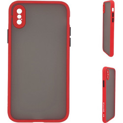 Sonique Color Button Bumper Red (iPhone XS Max)