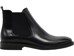 Damiani Ανδρικά Chelsea Μποτάκια Δερμάτινα Μαύρα 4405