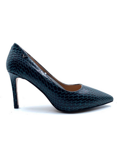 Versace 19V69 Γόβες Δερμάτινες με Τακούνι Στιλέτο Κυπαρισσί AMSR899-0511