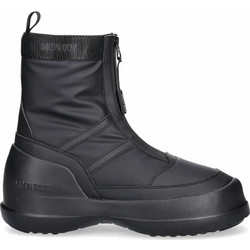 Moon Boot Γυναικεία Μποτάκια Χιονιού Μαύρα με Χοντρό Χαμηλό Τακούνι Αδιάβροχα 80D2480010-N001
