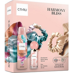 C-Thru Harmony Bliss Eau de Toilette 30ml + Deodorant 150ml + Scrunchies