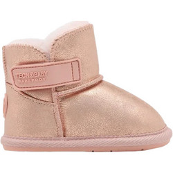Conguitos TecnoBaby Barefoot Παιδικά Μποτάκια Ροζ με Γούνα OSSH501002