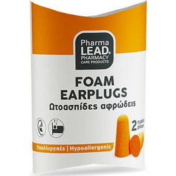 Pharmalead Ωτοασπίδες Αφρού 2τμχ Πορτοκαλί