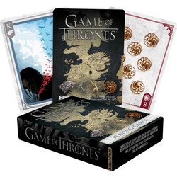 Aquarius Game Of Thrones Crests Τράπουλα Μαύρη NMR52804