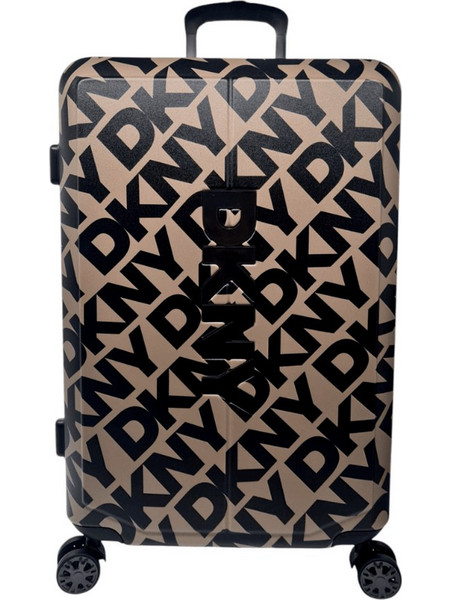 DKNY Step & Repeat DH818SR4 Βαλίτσα Μεγάλη 78x50.5x33cm με 4 Ρόδες Καφέ