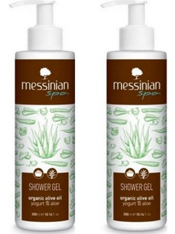 Messinian Spa Yogurt & Aloe Αφρόλουτρο σε Gel 2x300ml