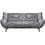 Woodwell Emerald Τριθέσιος Καναπές Γκρι 212x88x82cm Ε9418,23