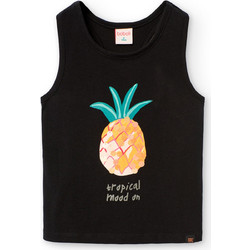 Boboli Παιδικό T-Shirt Αμάνικο Μαύρο 421052-890
