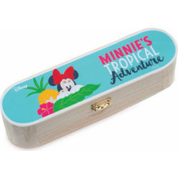 Parisis Μπομπονιέρα Βάπτισης Κασετίνα Minnie Mouse Tropical από Ξύλο