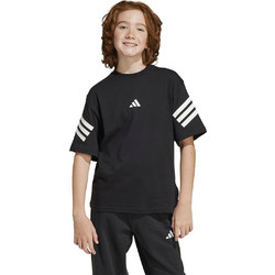 Adidas Παιδικό T-Shirt Κοντομάνικο Μαύρο Λευκό JN8092