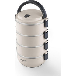 Lamart Lunchbox LT6024 Δοχείο Φαγητού Θερμός Inox 2.4lt Μπεζ