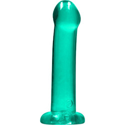 Shots RealRock Non Realistic Dildo με Βεντούζα 17cm Πράσινο
