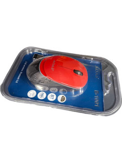 AOAS 1001 Ασύρματο Bluetooth Ποντίκι Red