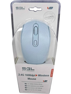 K103 Ασύρματο Bluetooth Mini Ποντίκι Light Blue