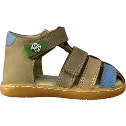 Kickers Παιδικά Παπουτσοπέδιλα για Αγόρι Ανατομικά Καφέ Γαλάζια 1217840-10-0-20