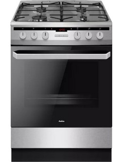 Amica 618GES2.33HZpTaF (Xx) Κουζίνα Ηλεκτρική 65lt με Εστίες Αερίου 60cm